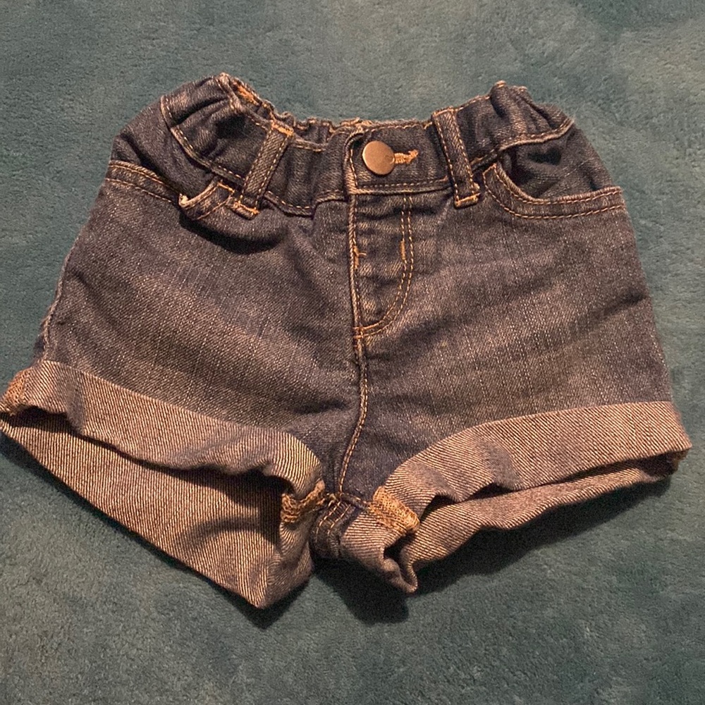 Blue Jean Shorts size 12-18months.